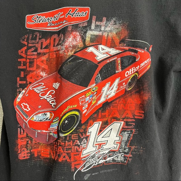 Vintage Tony Stewart Nascar Racing Graphic Tee Shirt - Picture 4 of 6